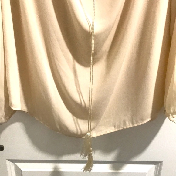 Punt Roma size 48 (18) polyester with squint shoulders cowl neck with tassel - Picture 6 of 9